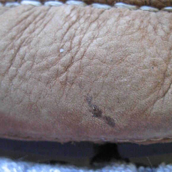 UGG Bel air Nubuck Leather Moc Toe Loafers In Chestnut Leather - Picture 9 of 13